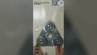 PC200-7 खुदाई उपकरण के लिए खुदाई मशीन स्विंग 1 चरण वाहक ASSY