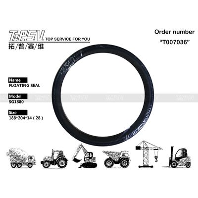 SG1880 ZX60 उत्खनन यात्रा फ्लोटिंग सील मशीनरी उत्खनन हाइड्रोलिक सील किट