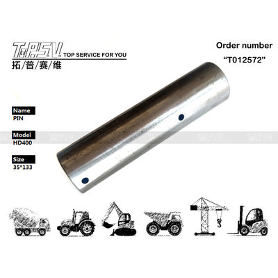 एक्सकेवेटर गियर पिन के लिए लंबे समय तक चलने वाली HD400 एक्सकेवेटर यात्रा गियर पिन ट्रांसमिशन सिस्टम गर्मी उपचार