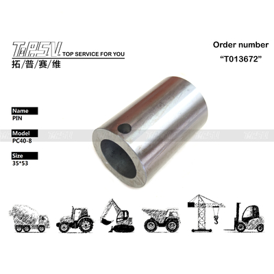 गर्मी उपचार PC40-8 उत्खनन यात्री 2 चरण गियर पिन ऊर्जा खनन और उत्खनन ट्रांसमिशन प्रणाली के लिए