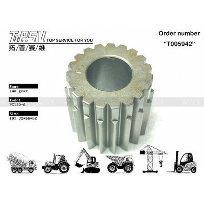 भारी शुल्क निर्माण में PC120-6 उत्खनन यात्रा 2 स्टेज सन गियर ड्राइव मोटर