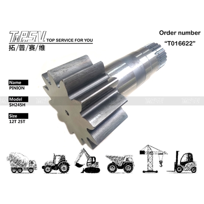 SY245H उत्खननकर्ता स्विंग पिनियन स्पेयर पार्ट्स इलेक्ट्रॉनिक्स पार्ट्स मशीनरी के लिए घिसाव और आंसू प्रतिरोध