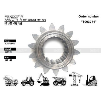 उच्च परिशुद्धता CLG925 उत्खनन स्विंग 1 चरण आसान स्थापना गियर तेल रखरखाव और उच्च परिशुद्धता प्रदर्शन के लिए सूर्य गियर