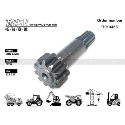 EX30 खुदाई मशीन यात्रा 1 स्टेज सन गियर उच्च परिशुद्धता खुदाई मशीनरी में उपयोग किया जाता है, उपलब्धता के साथ