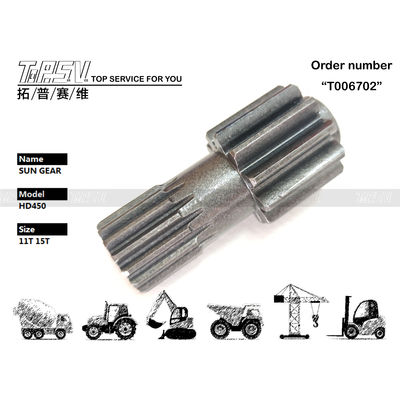 एचडी450 खुदाई मशीन यात्रा विभिन्न खुदाई मशीन मॉडल के लिए सूर्य गियर खुदाई मशीन ट्रांसमिशन सिस्टम में गियर तेल रखरखाव के साथ संगतता