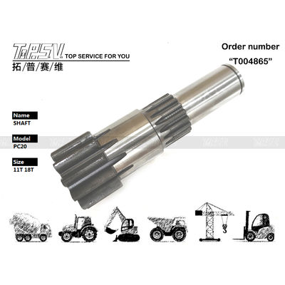20S-26-1111 हाइड्रोलिक ड्राइव PC20-5 उत्खनन स्विंग पिनियन पार्ट्स लंबे समय तक चलने वाले उत्खनन ट्रांसमिशन सिस्टम के लिए