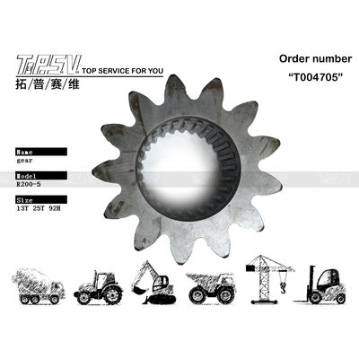 परिवहन पैकेजिंग डील्ड बैग अन्य R210-3 उत्खनन स्विंग रिड्यूसर बड़ा गियर पार्ट्स और उच्च स्थायित्व के साथ