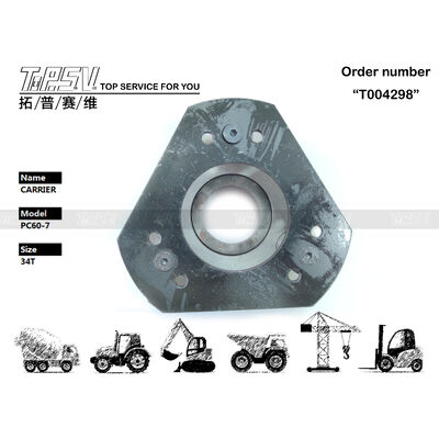 201-26-71130 हाइड्रोलिक मोटर ड्राइव PC60-7 खुदाई करने वाला स्विंग 2 स्टेज कैरियर ब्लैक कलर स्विंग मैकेनिज्म पार्ट विभिन्न खुदाई करने वाले मॉडल के लिए उपयुक्त