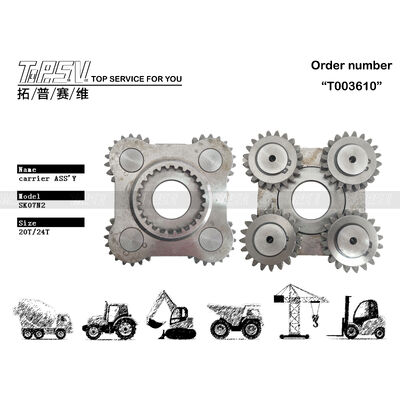 SK07N2 उत्खनन स्विंग 1 स्टेज कैरियर ASSY स्विंग ड्राइव उत्खनन स्पेयर पार्ट्स के लिए पार्ट्स