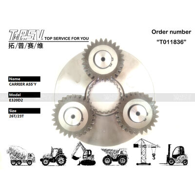 E320D2 उत्खनन स्विंग 1 स्टेज कैरियर ASSY स्विंग ड्राइव उत्खनन स्पेयर पार्ट्स के लिए पार्ट्स