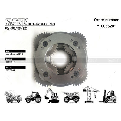 DH220-5 उत्खनन स्विंग 1 स्टेज कैरियर ASSY स्विंग ड्राइव उत्खनन स्पेयर पार्ट्स के लिए पुर्जे