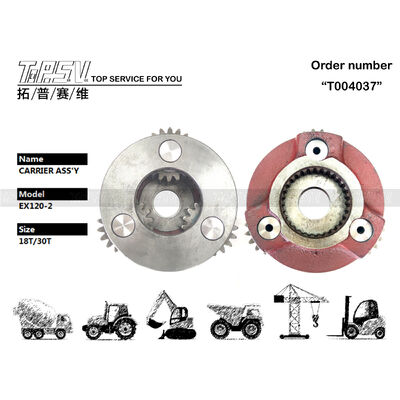 EX120-2 उत्खनन स्विंग 2 स्टेज कैरियर ASSY स्विंग ड्राइव उत्खनन स्पेयर पार्ट्स के लिए पार्ट्स