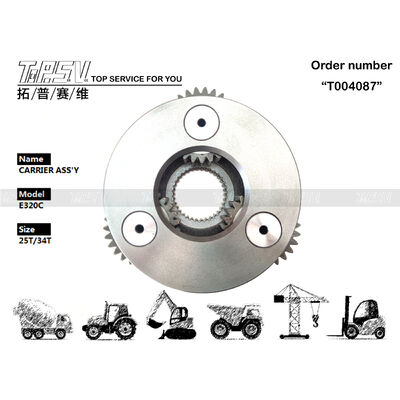 E320C उत्खनन स्विंग 2 स्टेज कैरियर ASSY स्विंग ड्राइव उत्खनन स्पेयर पार्ट्स के लिए पुर्जे