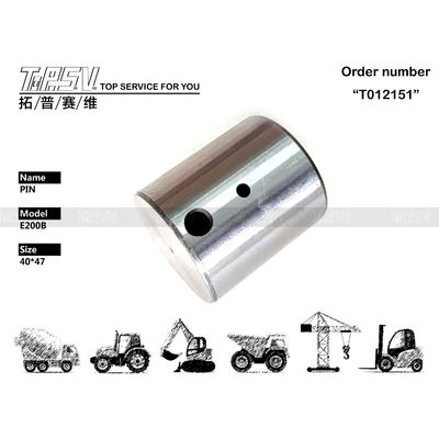 094-1510 099-0201 गियर पिन का उपयोग कैटरपिलर के लिए E120B E200B 40*47
