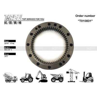 2023961 स्विंग स्टील गियर रिंग के लिए HITACHI EX120-1 57T खुदाई मरम्मत