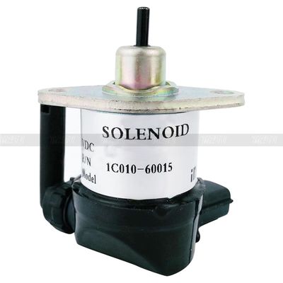 डीसी 24 वी ईंधन स्टॉप सोलेनोइड 1C010-60015 KX080 खुदाई मशीन के विद्युत भाग