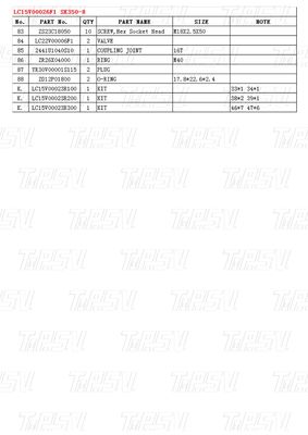 काले रंग LC15V00026F1 SK350-8 उत्खनन अंतिम ड्राइव प्रदर्शन के लिए कैटलॉग भागों