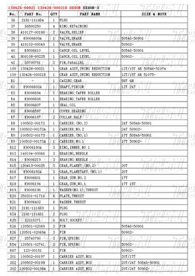 DX80R उत्खनन स्विंग यात्रा ड्राइव कैटलॉग कस्टम रंग