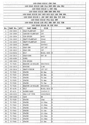 स्मूथ रोटेशन के लिए हाइड्रोलिक खुदाई के लिए बोल्ट ऑन स्विंग ड्राइव कैटलॉग