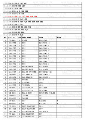 आर्थिक इस्पात 114-1484 E320B उत्खनन उपकरण यात्रा ड्राइव कैटलॉग मोटर ड्राइव ऊर्जा / खनन के लिए