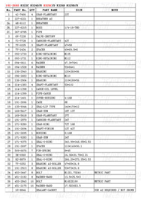 काला 191-2693 E325C खुदाई मशीन स्विंग ड्राइव कैटलॉग बोल्ट ऑन इन स्टॉक हाइड्रोलिक स्विंग ड्राइव