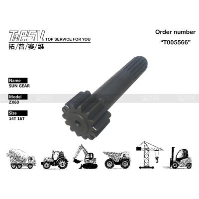 0922107 ZX60 उत्खनन यंत्र यात्रा 1 चरण सूर्य गियर गियर बॉक्स मशीनरी मरम्मत कार्यशालाओं के लिए