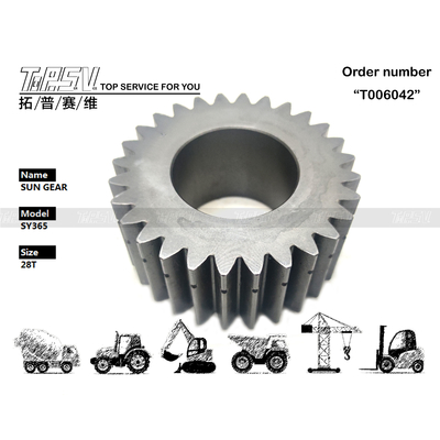 हाइड्रोलिक मोटर ड्राइव के साथ SY365 उत्खनन यात्रा 2 स्टेज सन गियर की सहज और परेशानी मुक्त स्थापना