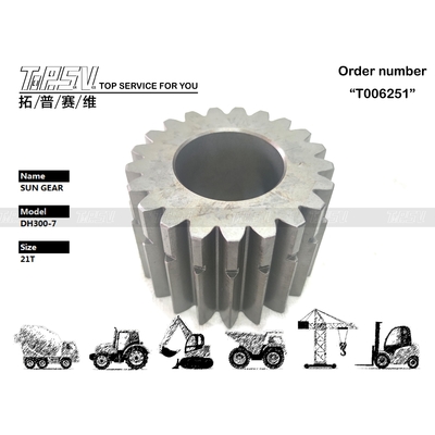K9000794 स्थापित करने में आसान DH300-7 यात्रा 3 चरण सूर्य गियर स्टील से बने खुदाई मशीन ट्रांसमिशन सिस्टम में चिकनी संचालन