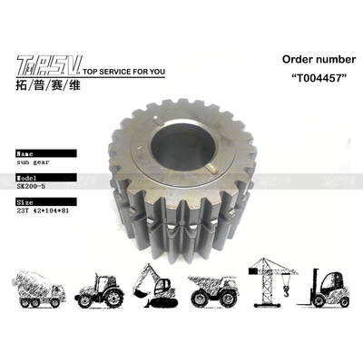 YN32W01006P1 हाइड्रोलिक मोटर ड्राइव SK200-5 उत्खनन स्विंग 2 स्टेज सन गियर, मशीनरी मरम्मत की दुकानों के भीतर उत्खनन ट्रांसमिशन सिस्टम के लिए
