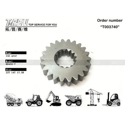 उच्च स्थायित्व के साथ स्थापित करने में आसान HD450-7 उत्खनन स्विंग 1 स्टेज सन गियर प्लैनेटरी रिड्यूसर