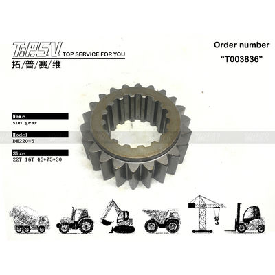 परिवहन पैकेजिंग डील्ड बैग DH220-5 उत्खनन स्विंग 1 स्टेज सन गियर उत्खनन ट्रांसमिशन सिस्टम के लिए उत्खनन मशीनरी में प्रयुक्त
