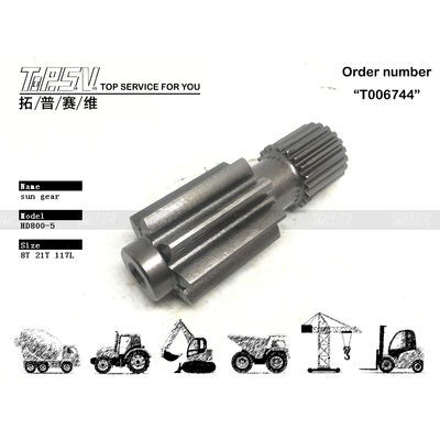 काले रंग HD800-5 खुदाई यान यात्रा सौर गियर ड्राइव मोटर आसान स्थापना और भारी मशीनरी के लिए