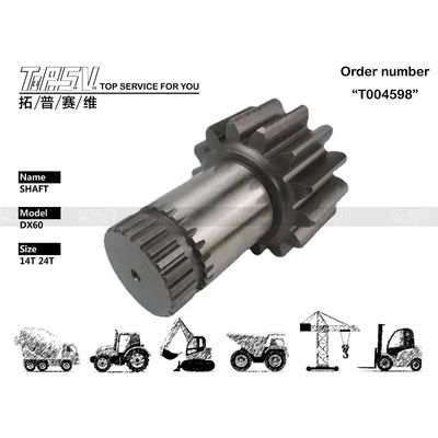 स्टील DX60 उत्खनन स्विंग पिनियन पार्ट्स और तत्काल शिपमेंट के लिए तैयार