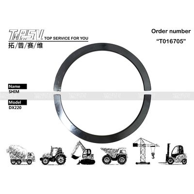 K9007395 DX220 उत्खनन यंत्र यात्रा शिम स्पेयर पार्ट्स मशीनरी मरम्मत कार्यशालाओं के लिए इलेक्ट्रॉनिक पार्ट्स कार्यक्षमता और गर्मी उपचार