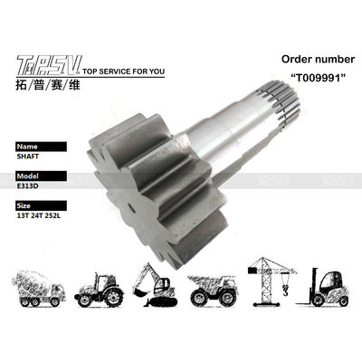353-0539 उच्च स्थायित्व अन्य E312D उत्खननकर्ता स्विंग रिड्यूसर पिनियन दृश्य छवि और गर्मी उपचार के साथ