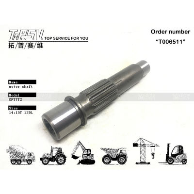 ऊर्जा खनन FR60-7 उत्खनन मशीन हाइड्रोलिक मोटर शाफ्ट उत्खनन मशीन के ब्रांडों और मॉडल के साथ संगत गर्मी उपचार