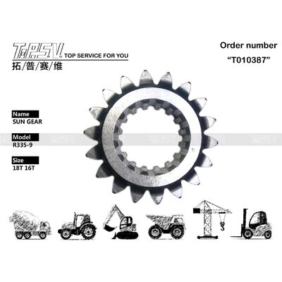 XKAQ-00456 गियर ऑयल रखरखाव R335-9 उत्खनन स्विंग 1 स्टेज सन गियर बॉक्स भारी शुल्क टिकाऊ घटक हाइड्रोलिक उत्खनन प्रतिस्थापन के लिए उपयुक्त