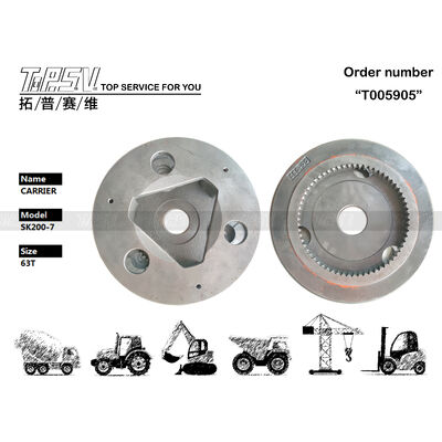 YN53D00008S011 स्टील SK200-7 उत्खनन यात्री उपकरण 2 चरण वाहक काला रंग सटीक इंजीनियरिंग घटक चिकनी आंदोलन और लंबे सेवा जीवन सुनिश्चित करता है