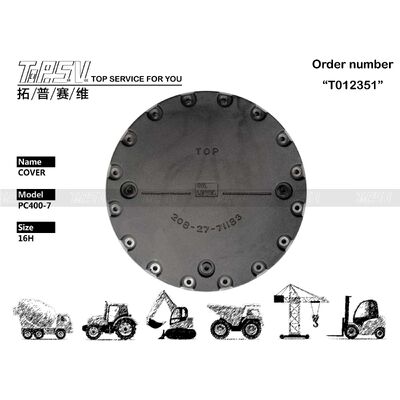 208-27-71183 पैकिंग का आकार पैकिंग के प्रकार पर निर्भर करता है PC400-7 खुदाई मशीन यात्रा ड्राइव कवर सटीक इंजीनियरिंग घटक खुदाई मशीन के प्रदर्शन में सुधार