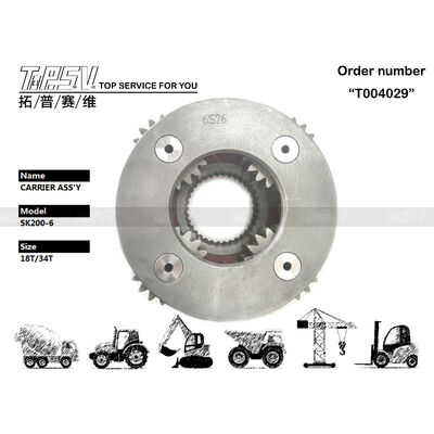 SK200-5 उत्खनन स्विंग 2 स्टेज कैरियर ASSY स्विंग ड्राइव उत्खनन स्पेयर पार्ट्स के लिए पार्ट्स