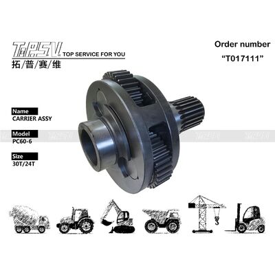 स्विंग ड्राइव खुदाई के स्पेयर पार्ट्स के लिए PC60-6 खुदाई स्विंग कैरियर ASSY