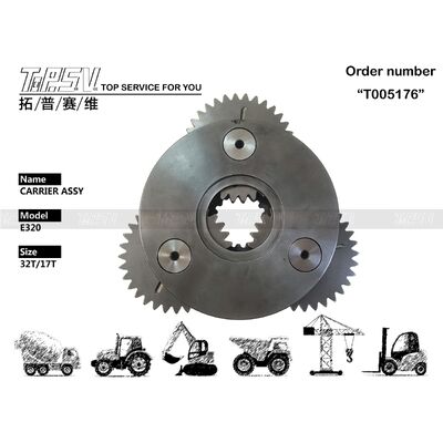 E320 उत्खनन यात्रा 1 स्टेज कैरियर ASSY पार्ट्स यात्रा ड्राइव उत्खनन स्पेयर पार्ट्स के लिए