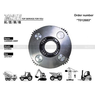 E349D2 खुदाई स्विंग 2 स्टेज कैरियर ASSY पार्ट्स स्विंग ड्राइव खुदाई स्पेयर पार्ट्स के लिए
