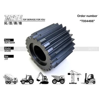 केआरसी0148 उच्च परिशुद्धता SH200 उत्खननकर्ता स्विंग 2 स्टेज सन गियर मशीनरी मरम्मत के लिए उत्खननकर्ता में