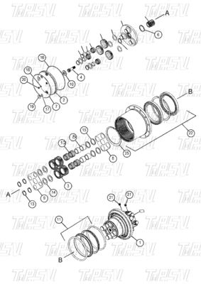 Good price इस्पात पर निर्भर ग्रह Reducer Excavator यात्रा मोटर Excavator स्विंग Reducer ऑनलाइन