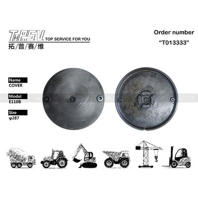 Good price 1R-5469 ब्लैक कलर E110B Excavator Final Drive Cover for Compatible Hyundai Brands and Models उच्च स्थायित्व ऑनलाइन