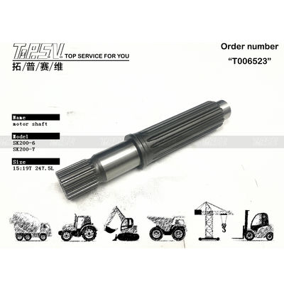 Good price YN15V00017S009 परिवहन पैकेजिंग SK200-6 खुदाई मशीन यात्रा हाइड्रोलिक मोटर ड्राइव के लिए मोटर शाफ्ट ऑनलाइन