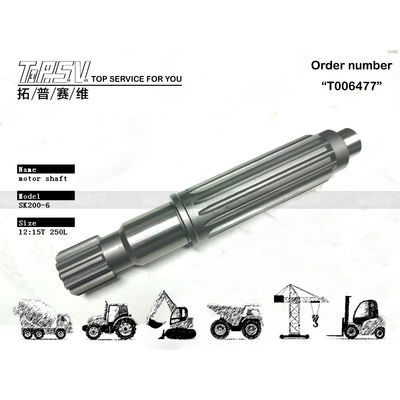Good price YN15V00017S009 SK200-6 उत्खनन मशीनों के लिए उत्खनन यात्रा मोटर शाफ्ट ऑनलाइन