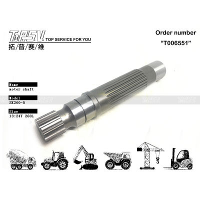 Good price YN15V00003S009 ब्लैक हाइड्रोलिक पंप SK200-5 एक्सकेवेटर यात्रा मोटर शाफ्ट पार्ट्स उच्च स्थायित्व ऑनलाइन