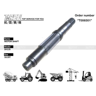 Good price PC120-6 GM18VL खुदाई मशीन यात्रा मोटर शाफ्ट काला TZ269B2002-00 16:20T ऑनलाइन